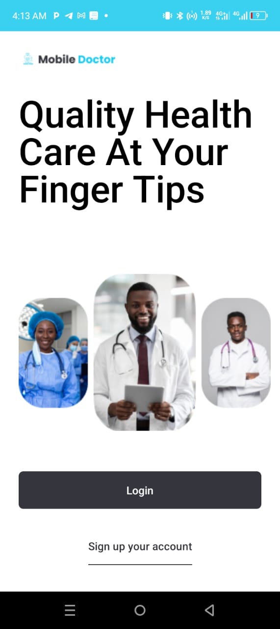Mobile Doctor App screenshot 1